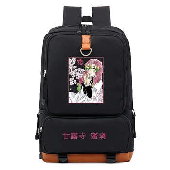 Рюкзак Demon Slayer Kanroji Mitsuri, аниме Kimetsu No Yaiba, Модные дорожные Рюкзаки, Спортивная школьная сумка на открытом воздухе
