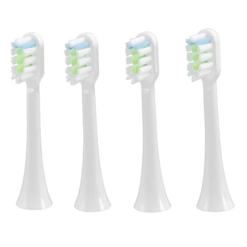 Сменные Насадки для зубных щеток 8 шт. для Xiaomi SOOCAS V1X3/X3U X1/X3/X5 Электрические насадки для Зубных щеток Белого цвета
