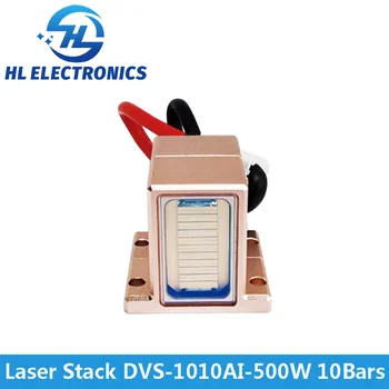 Стек лазерных диодов DVS-1010AI Мощностью 500 Вт, каждый стержень 50 Вт, 10 Бар, Лазерный стек мощностью 500 Вт