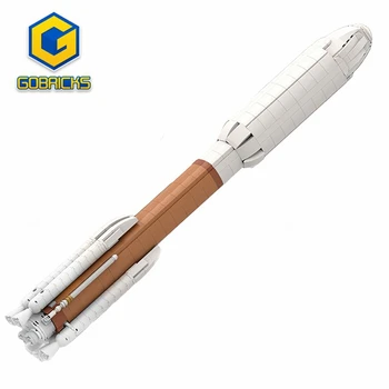Строительные блоки Gobricks Launch Ultimate Atlas V в масштабе 1: 110 Saturn V, Ракетный комплект, космический запуск, Исследование Марса, автомобиль, кирпичная модель