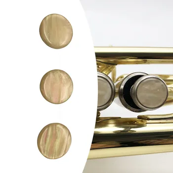 Упаковка из 3 Трубных клапанов, Верхняя крышка с пуговицами для трубачей, Кнопки, Поршневая пряжка, Ключевые детали для духовых инструментов