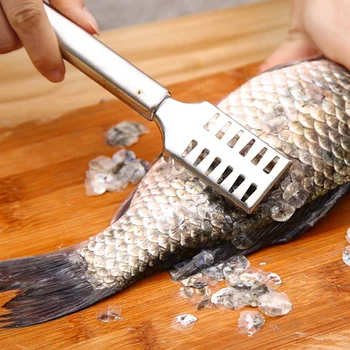 Щетка для чистки рыбьей кожи, щетка для чистки рыбных чешуек, терки для кухонных инструментов, быстросъемный нож для рыбы, овощечистка, инструменты для морепродуктов