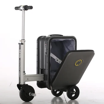Электрический чемодан SE3S для путешествий, чемодан для верховой езды, сверхлегкий самокат для пожилых людей, Максимальная нагрузка 20 л, бесплатная доставка по всему миру